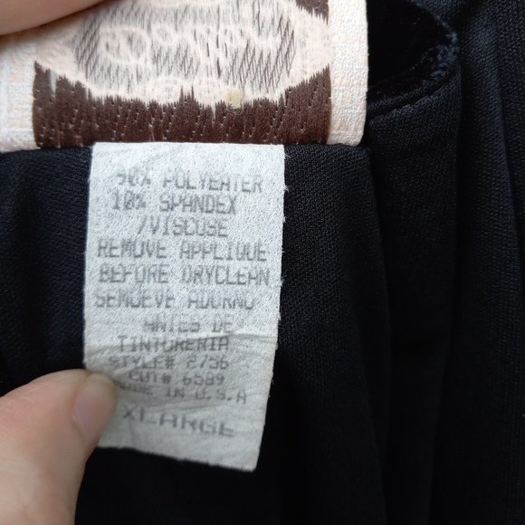 Vintage Velvet Embellished Mesh Overlay Maxi Cocktail Evening Gown 90s 80s - Picture 16 of 16